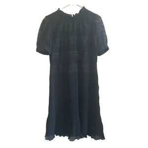 Velvet by Grahaham & Spencer Dress Womens Size XS Lace Knee Lenght Black Elegant